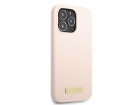 Guess GUHMP13XSPLP iPhone 13 Pro Max 6.7" pink/pink hard case Silicone Logo Plate MagSafe Guess GUHMP13XSPLP iPhone 13 Pro Max 6.7" pink/pink hard case Silicone Logo Plate MagSafe
