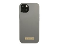 Capa rígida Guess GUHMP13SSPLG para iPhone 13 mini 5.4" cinza/cinza com placa de silicone com logoti Capa rígida Guess GUHMP13SSPLG para iPhone 13 mini 5.4" cinza/cinza com placa de silicone com logoti