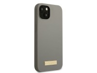 Capa r�gida Guess GUHMP13MSPLG para iPhone 13 de 6,1" cinza/cinza com placa de silicone com logotipo