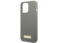 Capa rígida Guess GUHMP13LSPLG para iPhone 13 Pro / 13 de 6,1" cinza/cinza com placa de silicone e l Capa rígida Guess GUHMP13LSPLG para iPhone 13 Pro / 13 de 6,1" cinza/cinza com placa de silicone e l