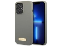 Guess GUHMP13XSPLG iPhone 13 Pro Max 6.7" grey/grey hard case Silicone Logo Plate MagSafe Guess GUHMP13XSPLG iPhone 13 Pro Max 6.7" grey/grey hard case Silicone Logo Plate MagSafe