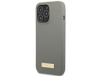 Guess GUHMP13XSPLG iPhone 13 Pro Max 6.7" grey/grey hard case Silicone Logo Plate MagSafe Guess GUHMP13XSPLG iPhone 13 Pro Max 6.7" grey/grey hard case Silicone Logo Plate MagSafe
