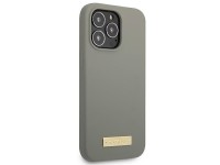 Guess GUHMP13XSPLG iPhone 13 Pro Max 6.7" grey/grey hard case Silicone Logo Plate MagSafe Guess GUHMP13XSPLG iPhone 13 Pro Max 6.7" grey/grey hard case Silicone Logo Plate MagSafe