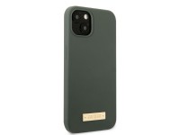 Capa rígida Guess GUHMP13MSBPLA para iPhone 13 de 6,1" nas cores verde/cáqui, com placa de silicone Capa rígida Guess GUHMP13MSBPLA para iPhone 13 de 6,1" nas cores verde/cáqui, com placa de silicone