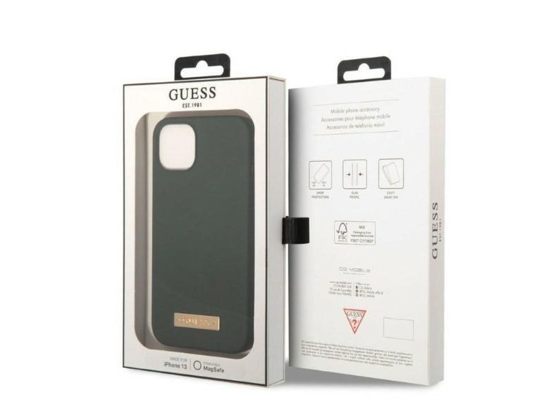 Capa rígida Guess GUHMP13MSBPLA para iPhone 13 de 6,1