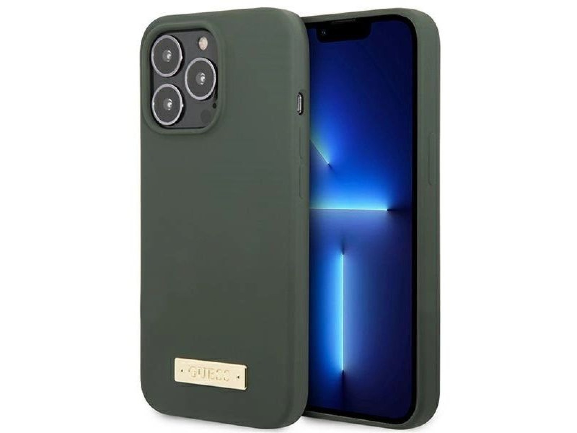 Funda rígida Guess GUHMP13XSPLA para iPhone 13 Pro Max de 6,7