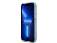 Guess Gold Outline Translucent MagSafe case for iPhone 13 - blue Guess Gold Outline Translucent MagSafe case for iPhone 13 - blue