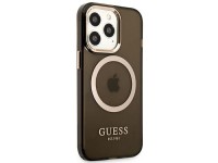 Guess Gold Outline Translucent MagSafe Case for iPhone 13 Pro / iPhone 13 - Black Guess Gold Outline Translucent MagSafe Case for iPhone 13 Pro / iPhone 13 - Black