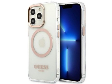 Guess GUHMP13XHTRMD iPhone 13 Pro Max 6.7 "gold / gold hard case Metal Outline Magsafe Guess GUHMP13XHTRMD iPhone 13 Pro Max 6.7 "gold / gold hard case Metal Outline Magsafe