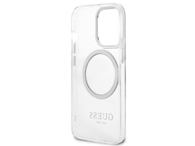 Guess Metal Outline MagSafe case for iPhone 13 Pro / iPhone 13 - silver Guess Metal Outline MagSafe case for iPhone 13 Pro / iPhone 13 - silver