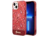 Funda rígida Guess GUHCP14SHGBNHR para iPhone 14 de 6,1" roja/roja con estampado de bandana y cachem Funda rígida Guess GUHCP14SHGBNHR para iPhone 14 de 6,1" roja/roja con estampado de bandana y cachem
