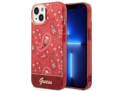 Guess GUHCP14SHGBNHR iPhone 14 6.1" red/red hardcase Bandana Paisley Guess GUHCP14SHGBNHR iPhone 14 6.1" red/red hardcase Bandana Paisley