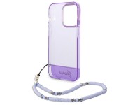 Funda rígida Guess GUHCP14XHGCOHU para iPhone 14 Pro Max de 6,7" en color morado/morado con correa d Funda rígida Guess GUHCP14XHGCOHU para iPhone 14 Pro Max de 6,7" en color morado/morado con correa d