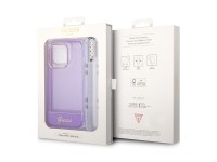 Funda rígida Guess GUHCP14XHGCOHU para iPhone 14 Pro Max de 6,7" en color morado/morado con correa d Funda rígida Guess GUHCP14XHGCOHU para iPhone 14 Pro Max de 6,7" en color morado/morado con correa d