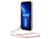 Guess GUHCP14XHGCOHP iPhone 14 Pro Max 6.7" pink/pink hardcase Translucent Pearl Strap Guess GUHCP14XHGCOHP iPhone 14 Pro Max 6.7" pink/pink hardcase Translucent Pearl Strap