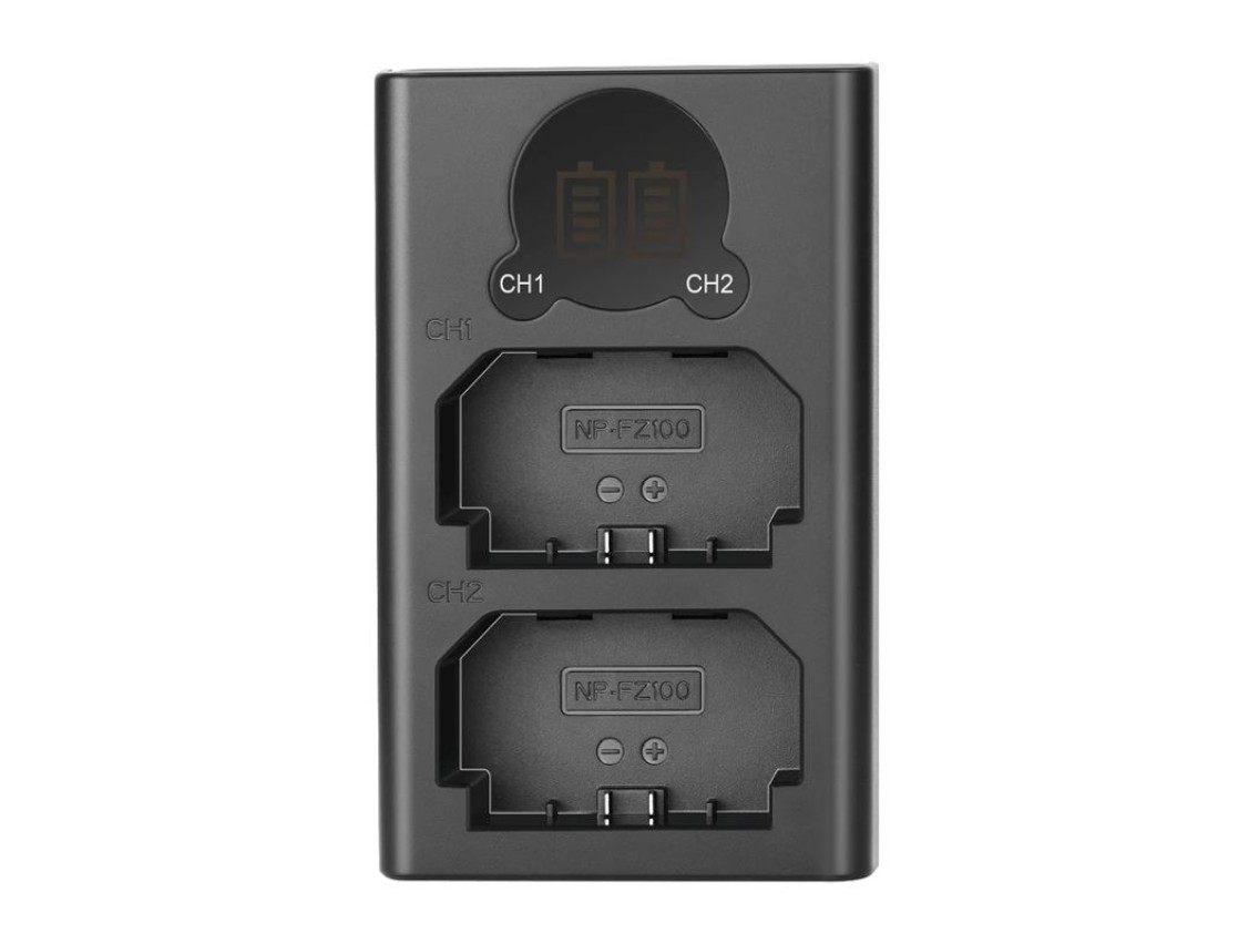 NEEWER DL-FZ100 Dual Battery Charger for NP-FZ100-S Batteries