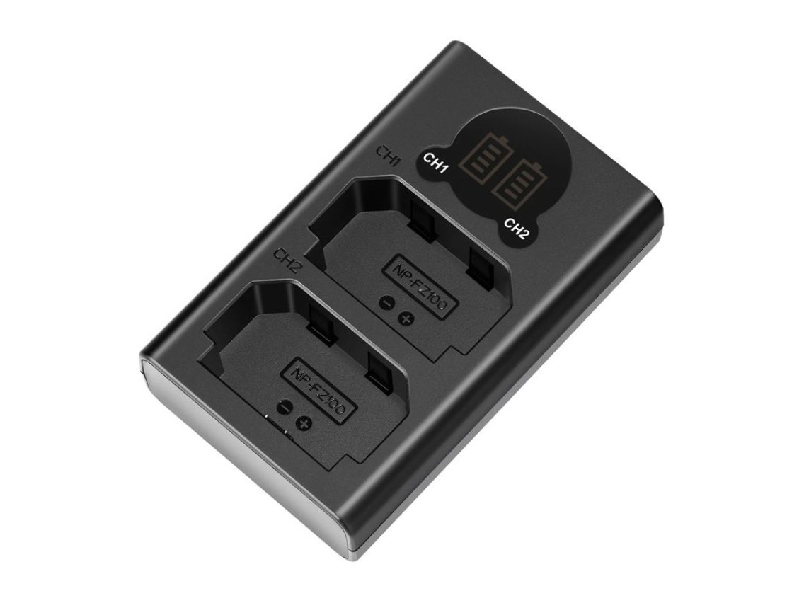 NEEWER DL-FZ100 Dual Battery Charger for NP-FZ100-S Batteries