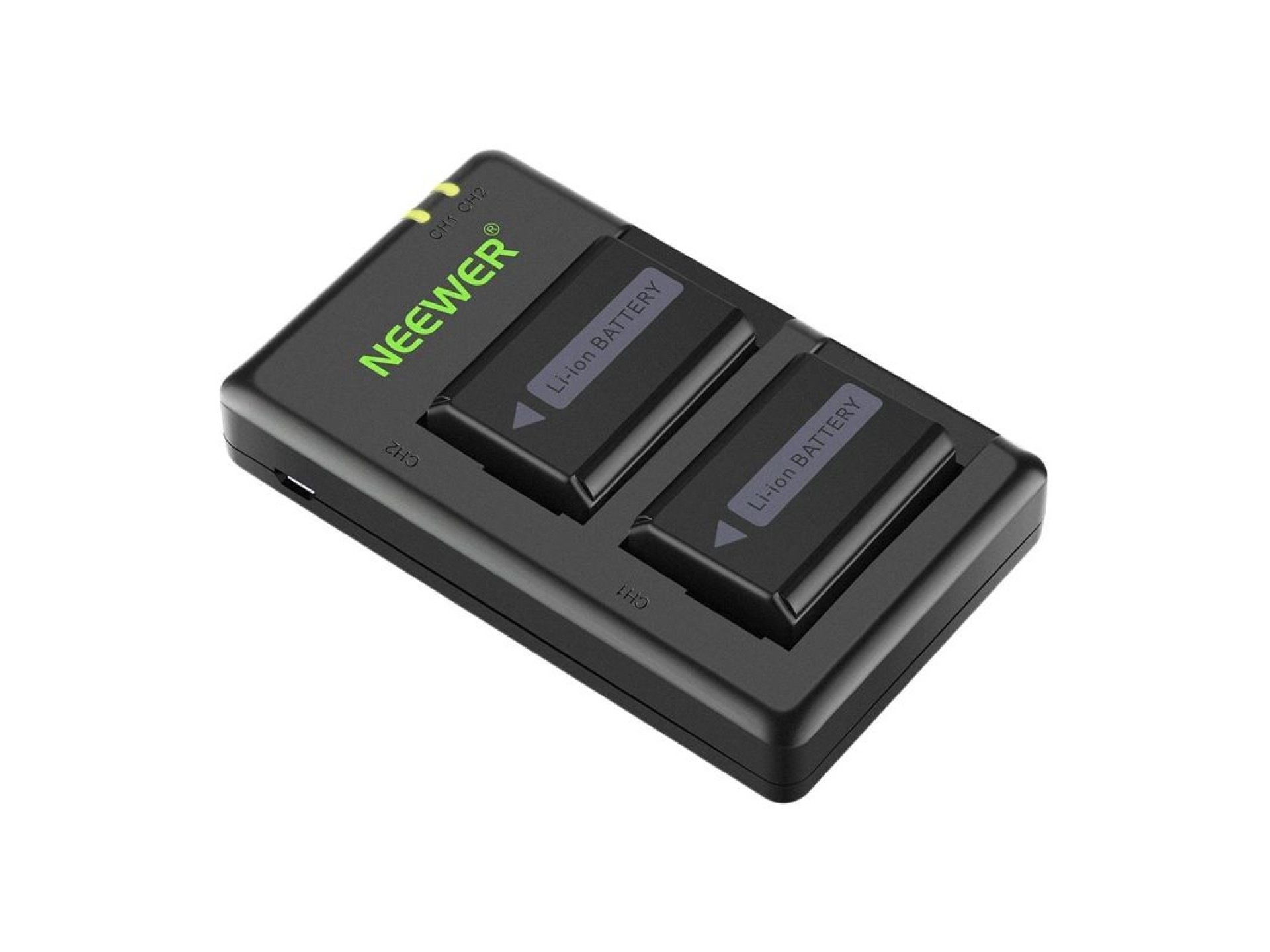 Conjunto com 2 baterias de substituição Sony e um carregador NEEWER NP-FW50.