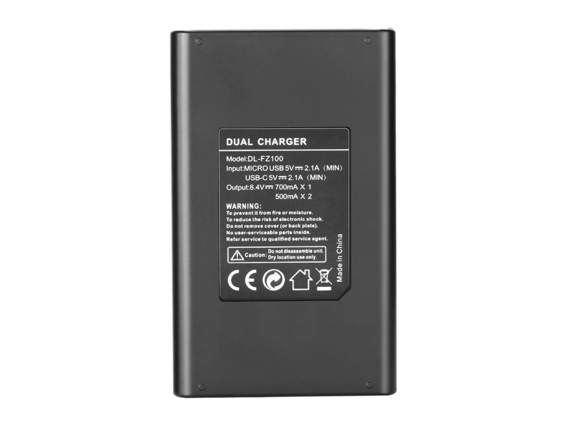 NEEWER DL-FZ100 Dual Battery Charger for NP-FZ100-S Batteries
