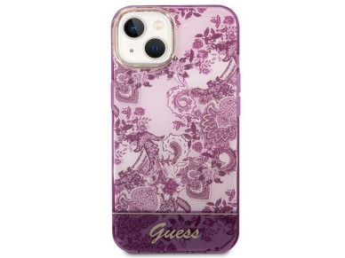 Guess GUHCP14MHGPLHF iPhone 14 Plus 6.7" fuchsia/fuschia hardcase Porcelain Collection Guess GUHCP14MHGPLHF iPhone 14 Plus 6.7" fuchsia/fuschia hardcase Porcelain Collection
