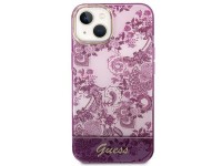 Capa rígida Guess GUHCP14MHGPLHF para iPhone 14 Plus de 6,7" na cor fúcsia, coleção Porcelain. Capa rígida Guess GUHCP14MHGPLHF para iPhone 14 Plus de 6,7" na cor fúcsia, coleção Porcelain.