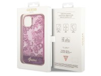Capa rígida Guess GUHCP14MHGPLHF para iPhone 14 Plus de 6,7" na cor fúcsia, coleção Porcelain. Capa rígida Guess GUHCP14MHGPLHF para iPhone 14 Plus de 6,7" na cor fúcsia, coleção Porcelain.