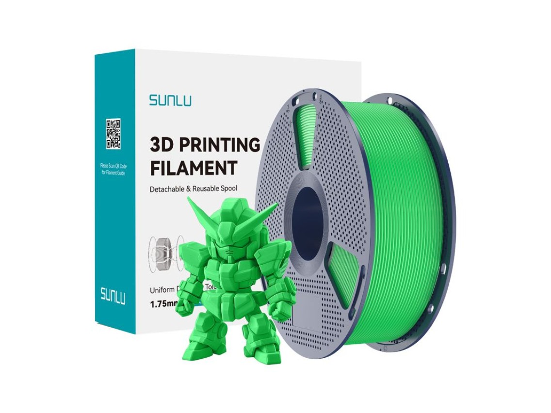 Filamento Sunlu PLA+ 2.0 (Verde)