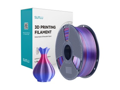 Sunlu PLA+ Silk Filament (Rainbow 02)