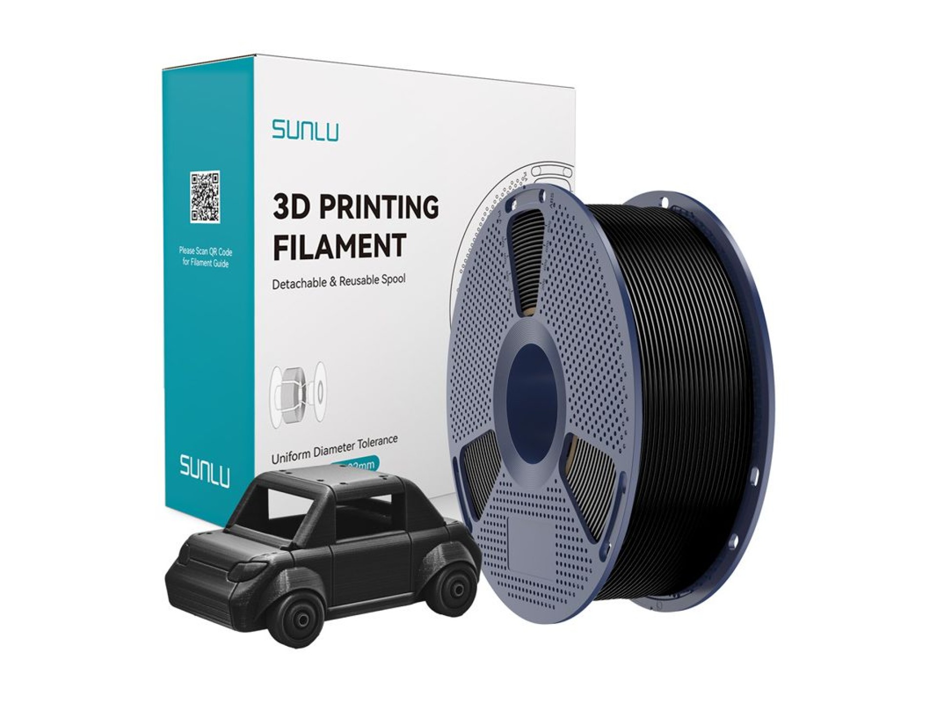 Sunlu PETG Filament (Black)