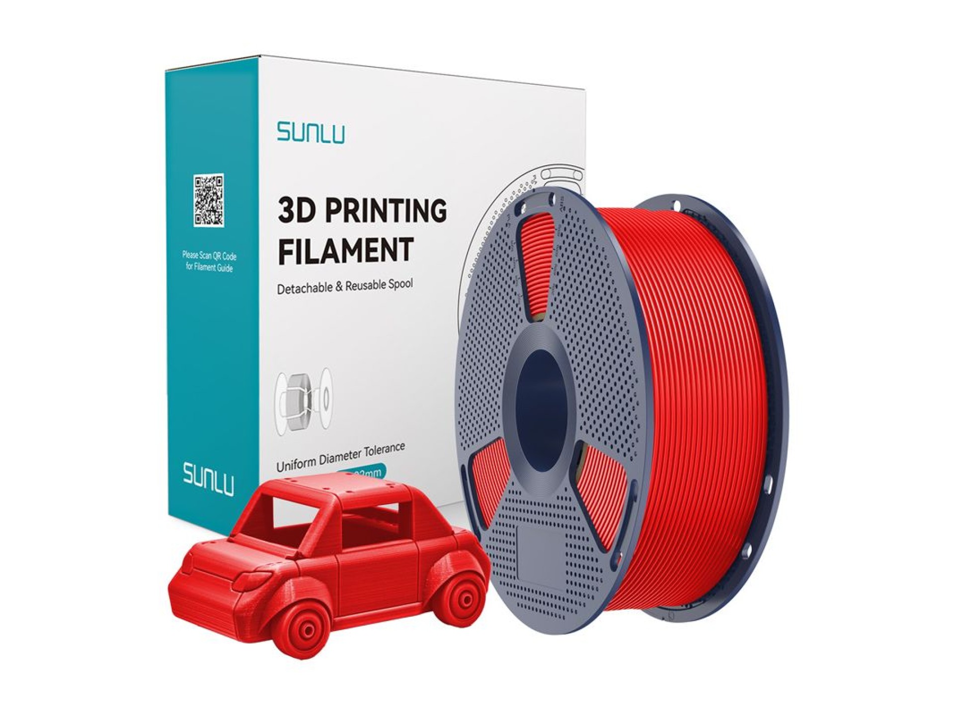 Sunlu PETG Filament (Red)