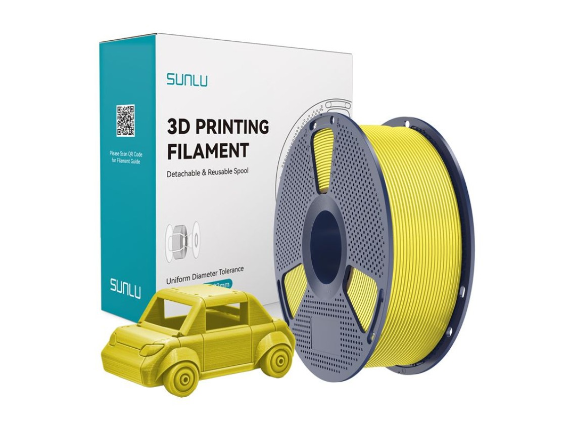 Filamento Sunlu PETG (Amarelo)