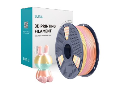 Filamento de seda PLA+ Sunlu (Arco-�ris) 05