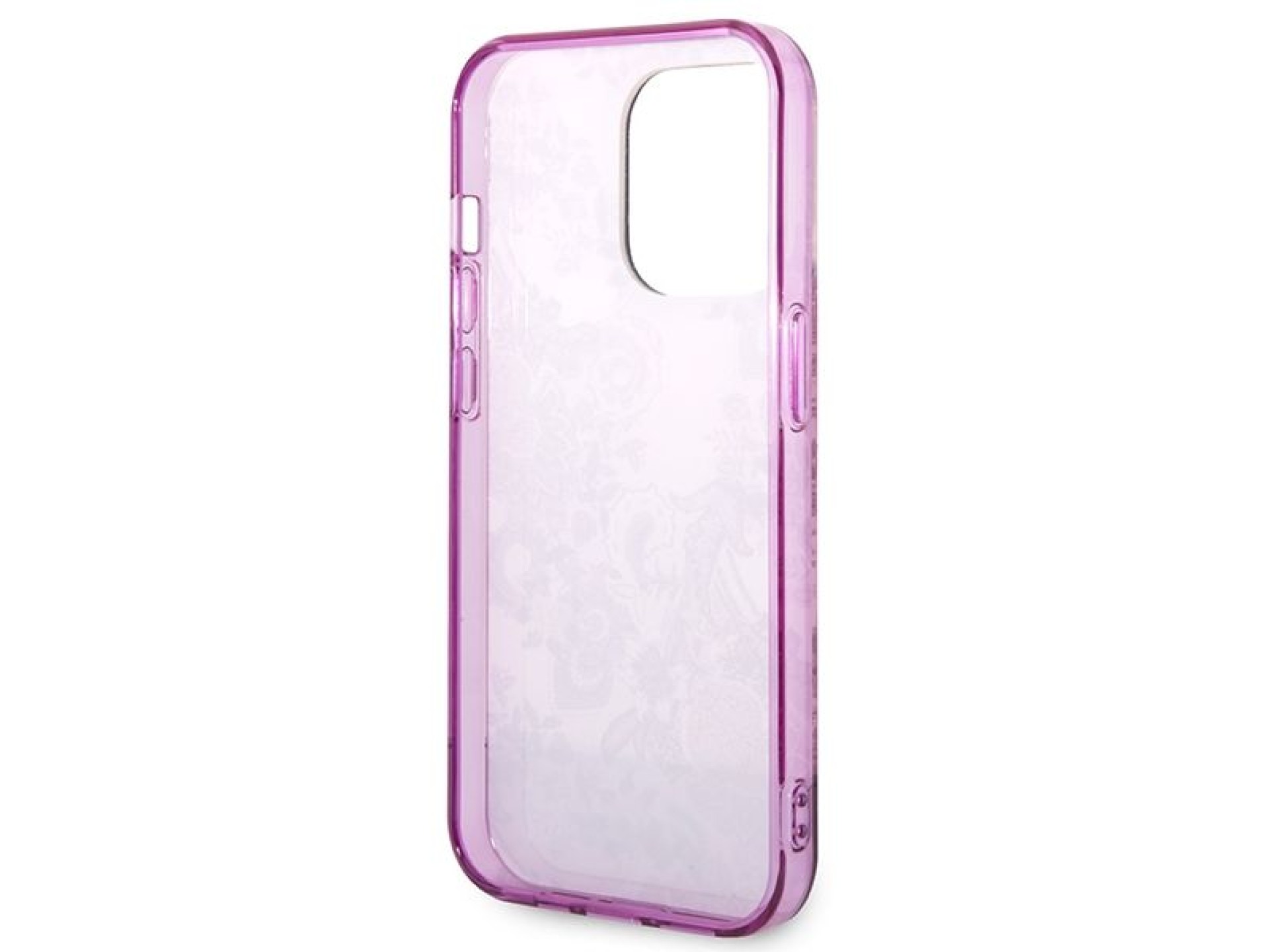 Capa Guess Porcelain Collection para iPhone 14 Pro Max - fúcsia