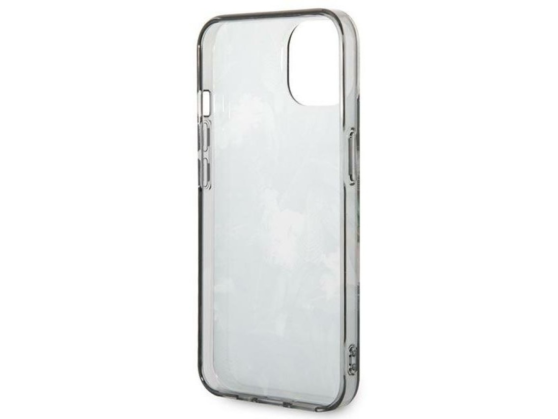 Capa para iPhone 14 da Coleção Selva da Guess - Verde