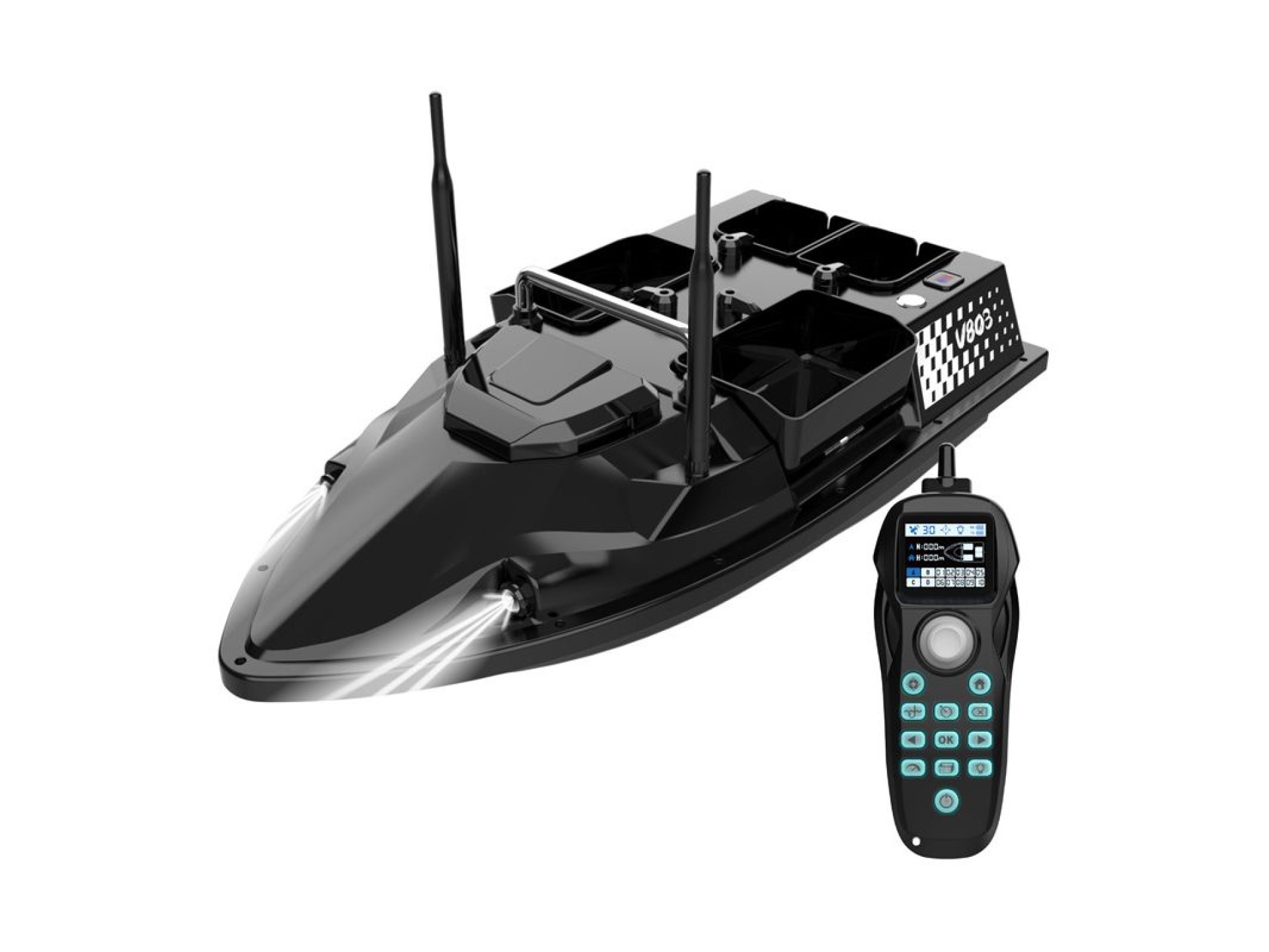 Barco de isca Flytec V803-GPS 12000mAh