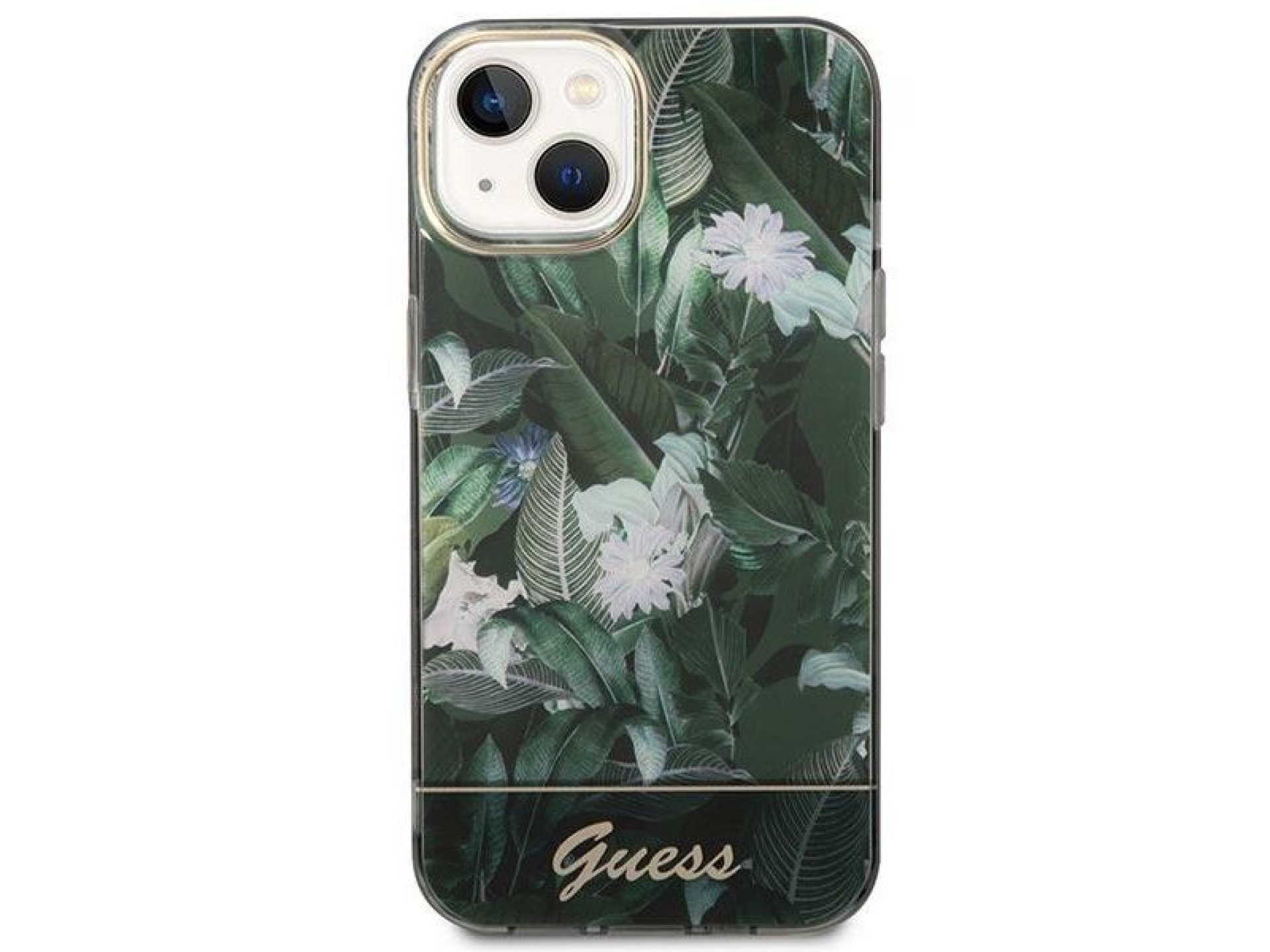 Capa rígida verde/verde Guess GUHCP14MHGJGHA para iPhone 14 Plus 6.7