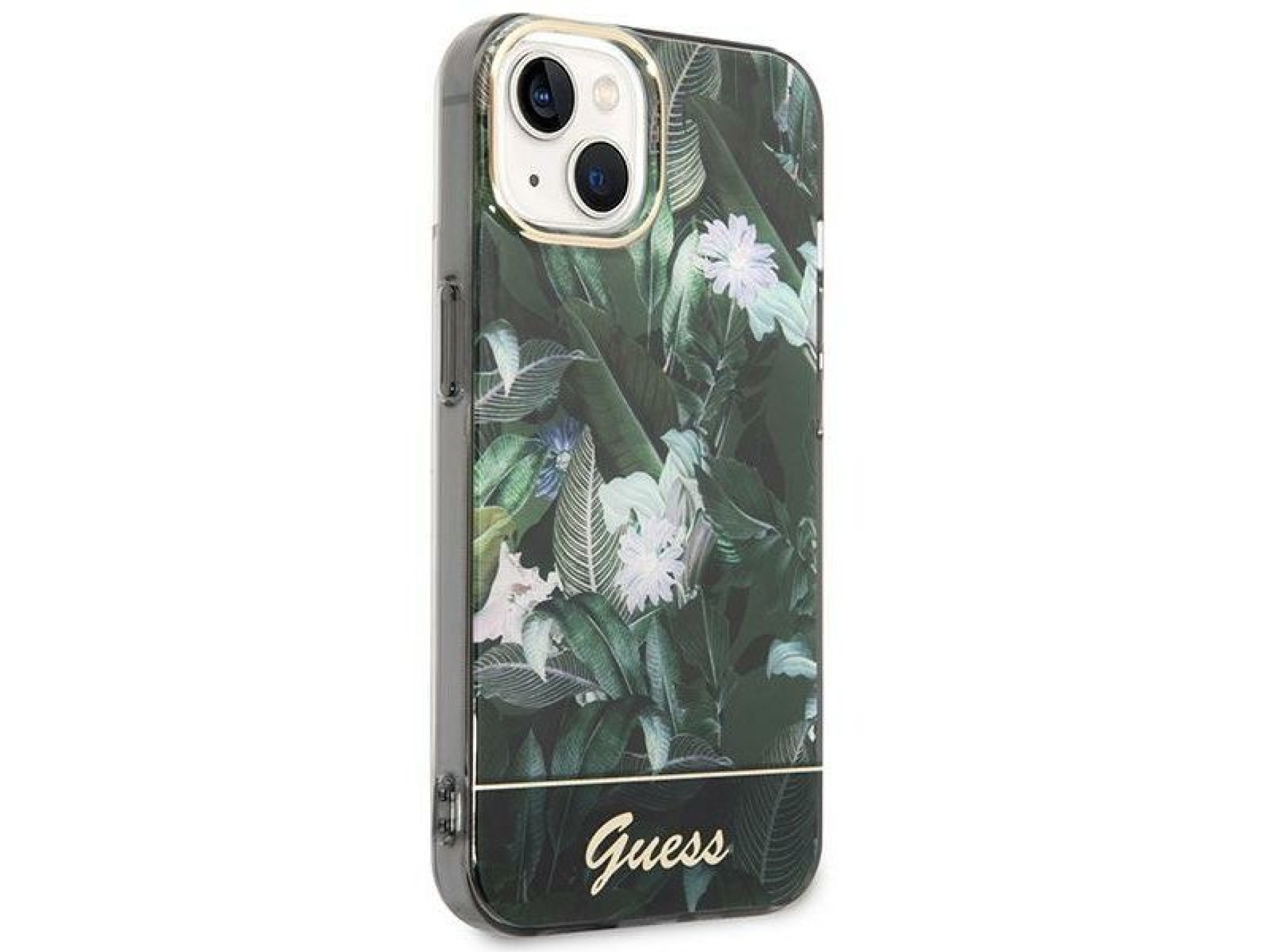 Capa rígida verde/verde Guess GUHCP14MHGJGHA para iPhone 14 Plus 6.7