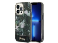 Capa rígida verde/verde Guess GUHCP14LHGJGHA para iPhone 14 Pro de 6,1" da Coleção Jungle Capa rígida verde/verde Guess GUHCP14LHGJGHA para iPhone 14 Pro de 6,1" da Coleção Jungle