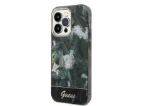 Guess Jungle Collection case for iPhone 14 Pro Max - green Guess Jungle Collection case for iPhone 14 Pro Max - green