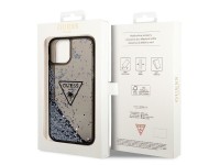 Capa rígida preta com glitter líquido Guess GUHCP14SLFCTPK para iPhone 14 de 6,1 polegadas, coleção Capa rígida preta com glitter líquido Guess GUHCP14SLFCTPK para iPhone 14 de 6,1 polegadas, coleção