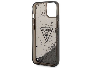 Guess GUHCP14MLFCTPK iPhone 14 Plus 6.7" black/black hardcase Liquid Glitter Palm Collection Guess GUHCP14MLFCTPK iPhone 14 Plus 6.7" black/black hardcase Liquid Glitter Palm Collection