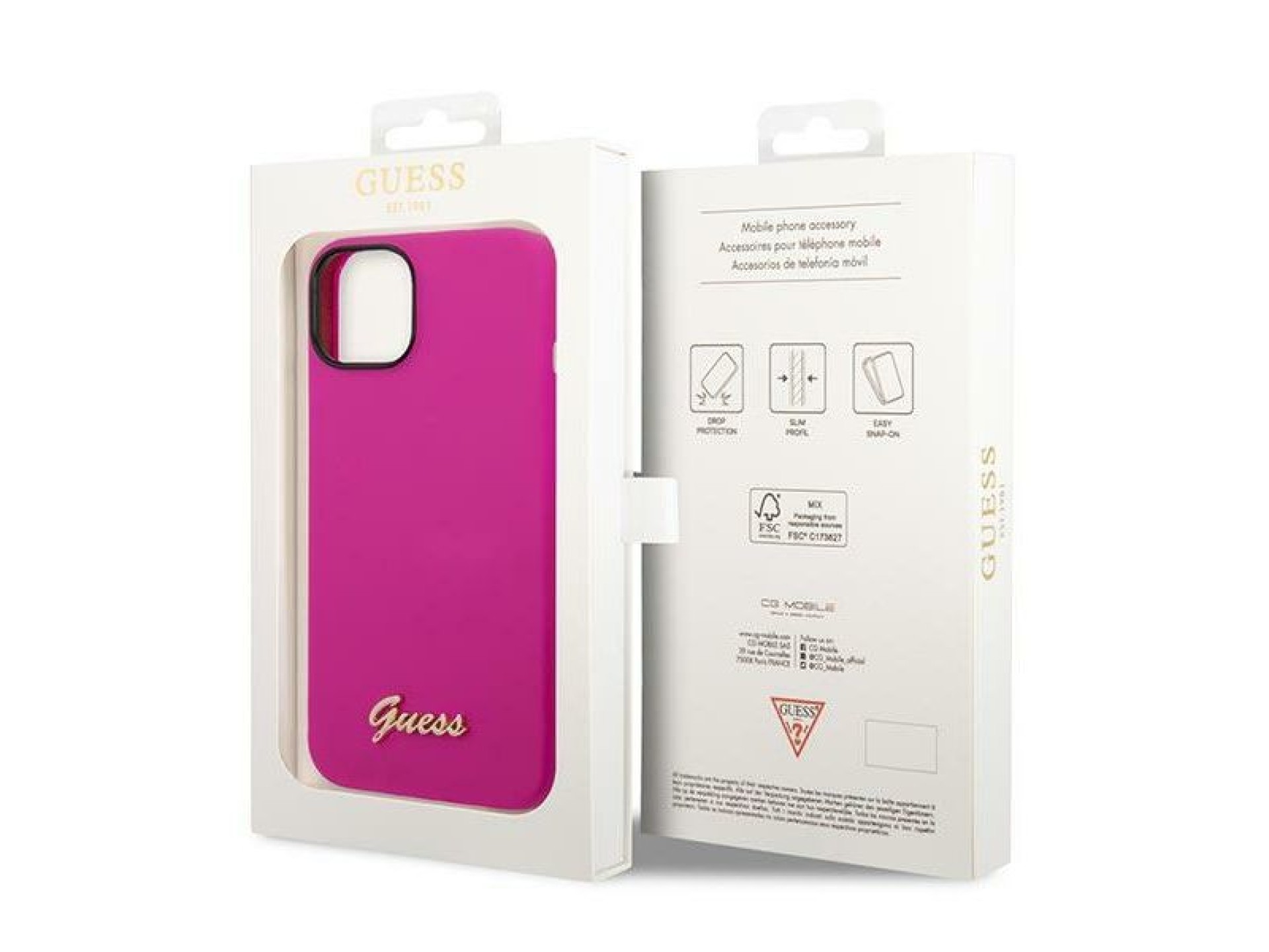 Funda rígida Guess GUHCP14SSLSMF para iPhone 14 de 6,1