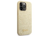 Guess Glitter Script Case for iPhone 14 Pro - Gold Guess Glitter Script Case for iPhone 14 Pro - Gold