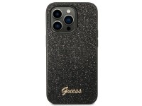 Guess Glitter Script Case for iPhone 14 Pro - Black Guess Glitter Script Case for iPhone 14 Pro - Black