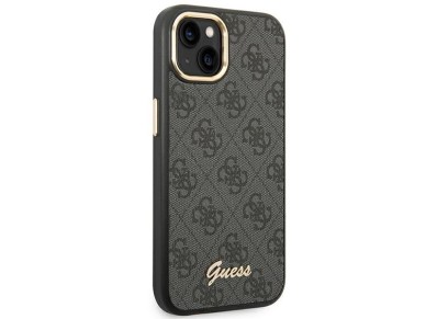 Guess GUHCP14SHG4SHK iPhone 14 6.1 "black / black hard case 4G Vintage Gold Logo Guess GUHCP14SHG4SHK iPhone 14 6.1 "black / black hard case 4G Vintage Gold Logo