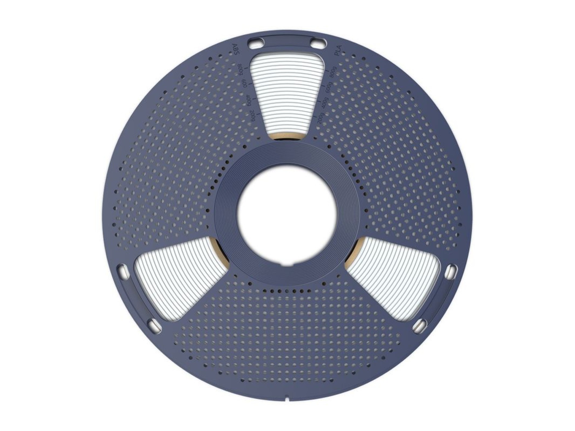 Filamento PLA fosforescente Sunlu (branco e azul)