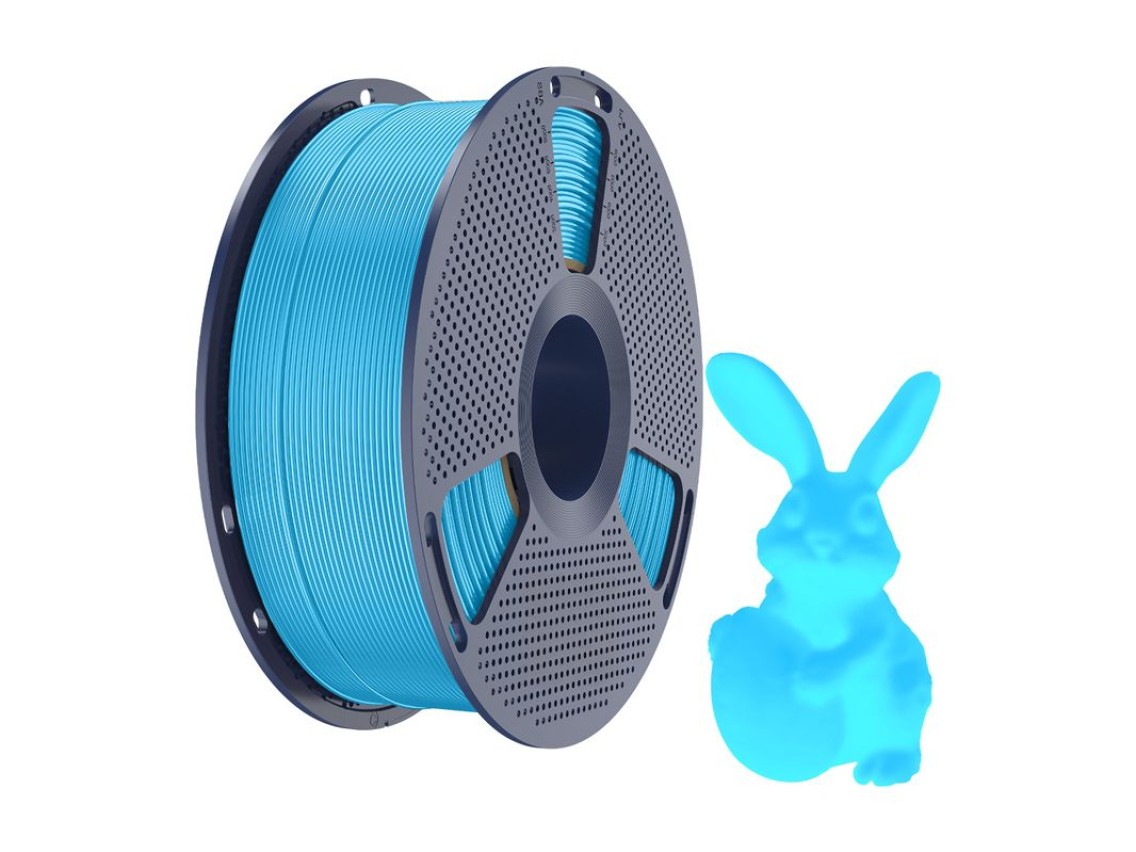 Filamento Sunlu PLA Glow In The Dark (niebieski)