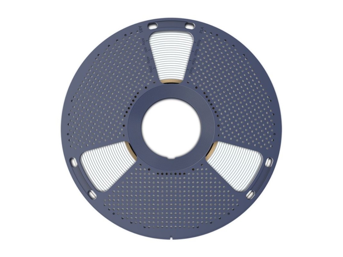 Filamento PLA fosforescente Sunlu (branco e azul)