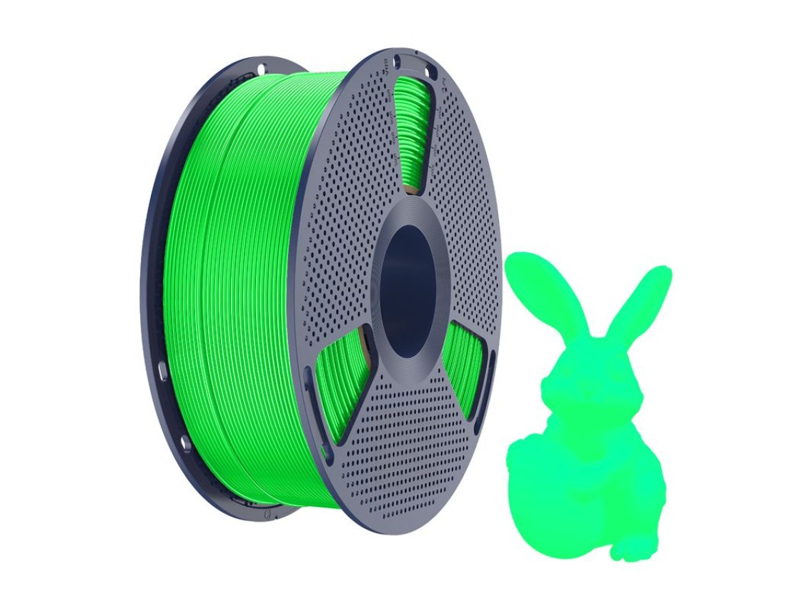 Filamento Sunlu PLA Glow In The Dark (zielônia)