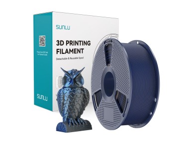 Sunlu PLA+ Silk Dual Color Filament (Black and Blue) Sunlu PLA+ Silk Dual Color Filament (Black and Blue)